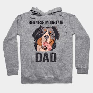 Bernese Mountain Dog Dad Hoodie